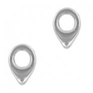 Cymbal ™ DQ metal ending Kolympos for SuperDuo beads - Antique silver